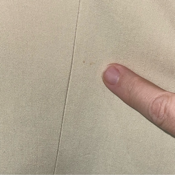 Lauren Ralph Lauren LRL Cream Blazer Faux Pockets 12P Petite Career Work Office - Picture 13 of 16